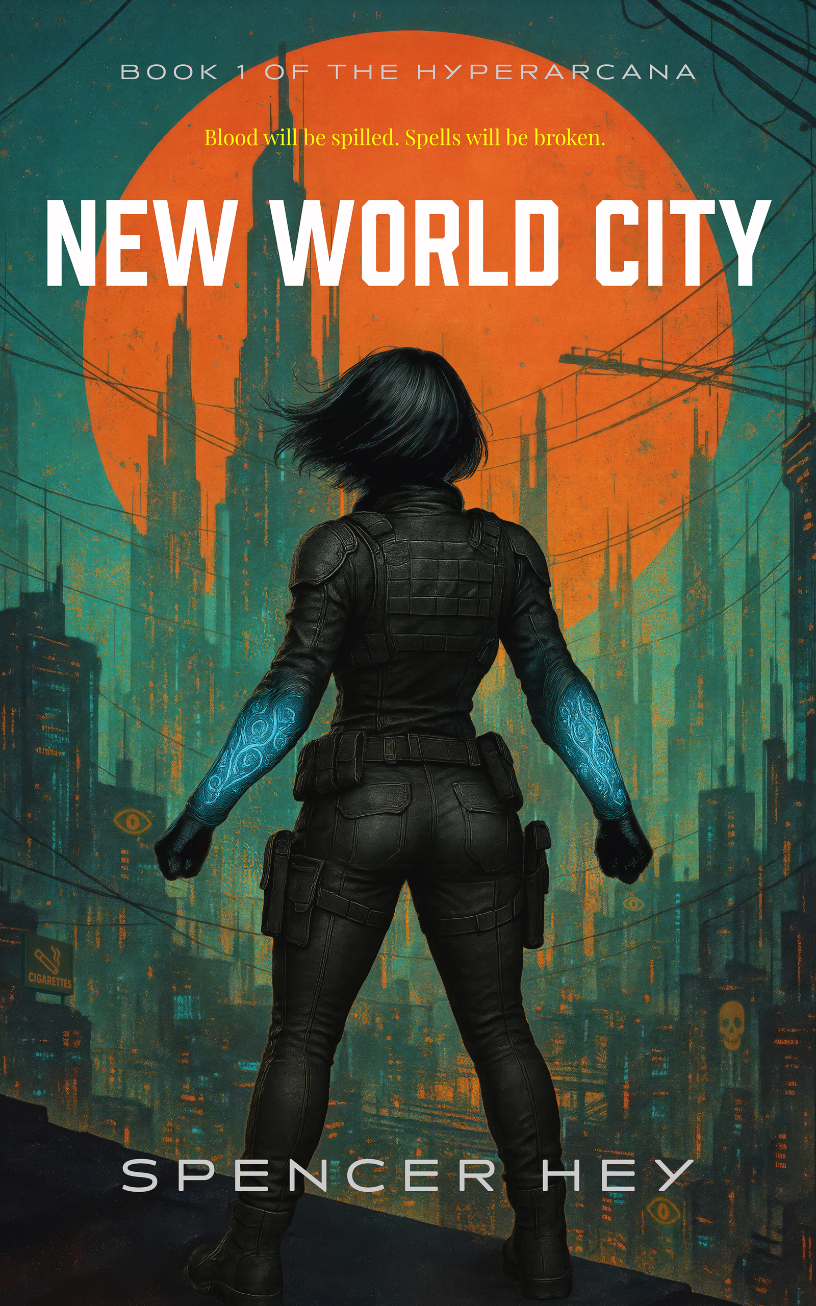 Book cover image of New World City, a novel by Spencer Hey